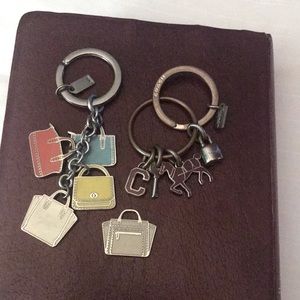 Authentic Coach charms for key chain (2)